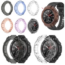 For Amazfit T-Rex Watch Protective Case Cover TPU Soft Shell Bumper Frame