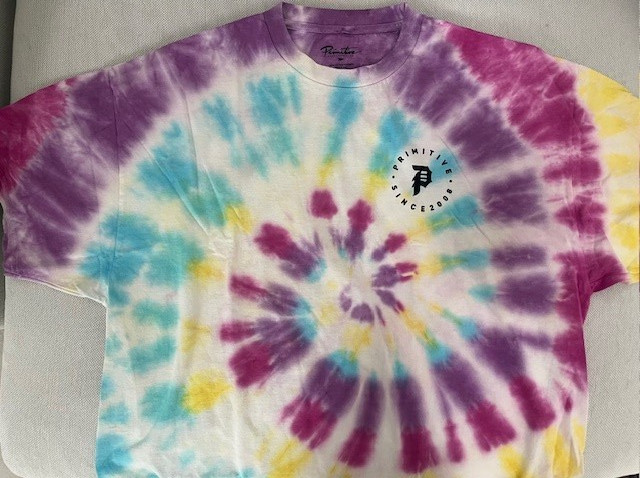 NWT Primitive Skate Since 2008 Tie Dye Shirt 