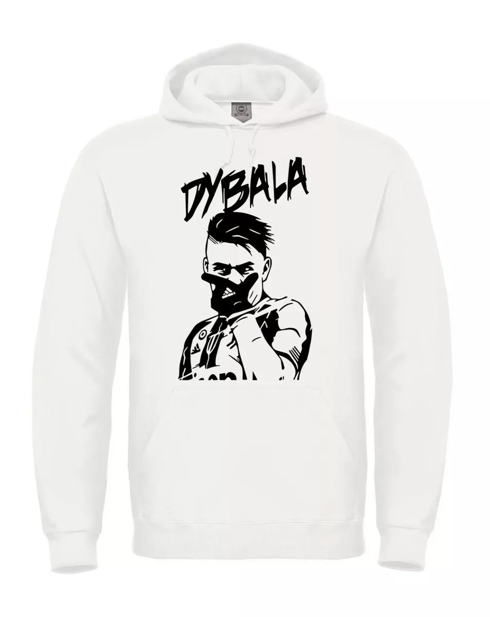 Felpa di Paulo Dybala Juventus juve con cappuccio bambino ragazzo adulto  Unisex