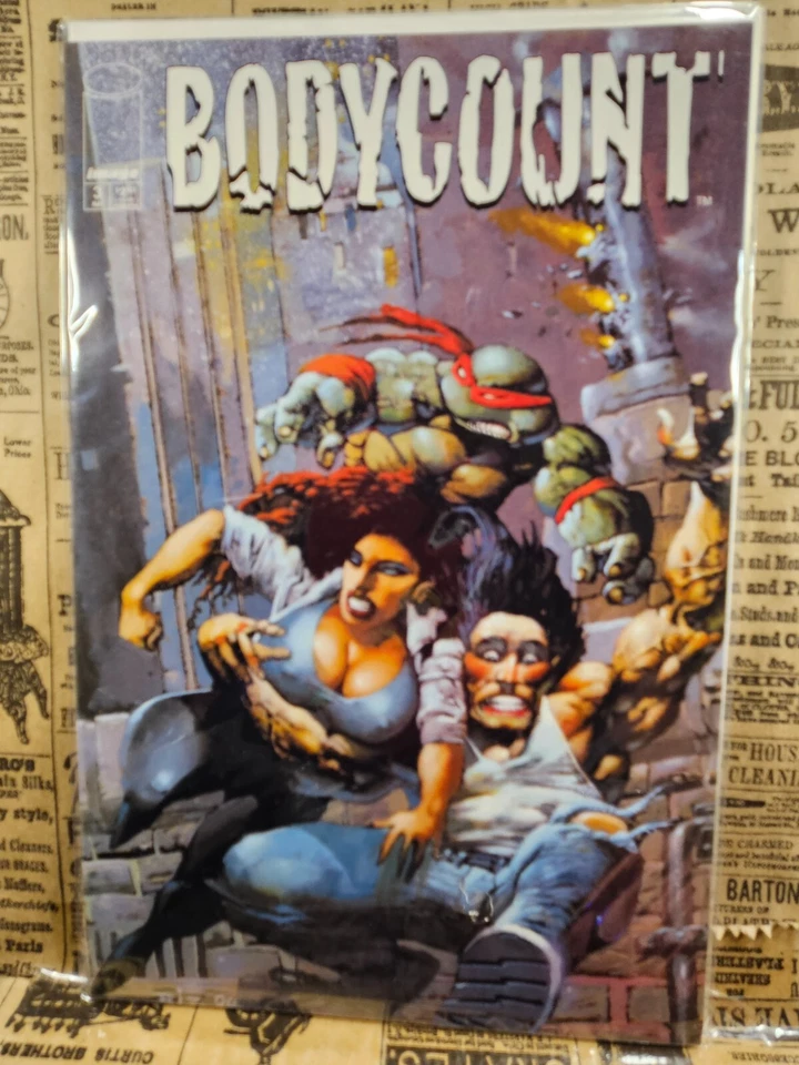 Bodycount #1-4 Imagen Cómics Completo Carrera Completa Teenage Mutant Ninja Turtles Casi Nuevo+ Foto 4 de 4