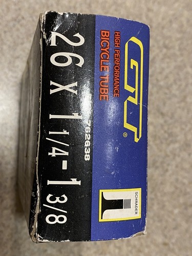 NOS GT Bicycles High Performance Bicycle Inner Tube 26x1-1/4*1-3/8 Schrader - Picture 5 of 10