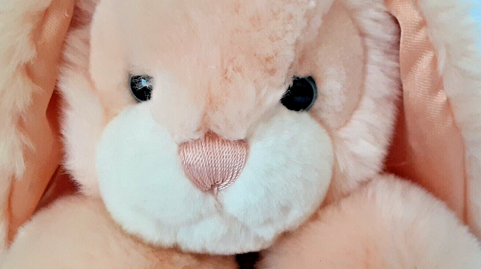 First & Main Orange Floppy Laying Bunny Rabbit Plush Animal Flopps # ...