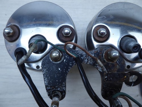 1972 Honda CB350F Four H13687. gauge cluster speedometer tachometer instruments - Picture 11 of 15