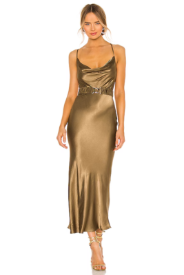 slim fit dress slacks Shona Joy - Belvedere Long Sleeve Midi (Size 14) – Goldie's