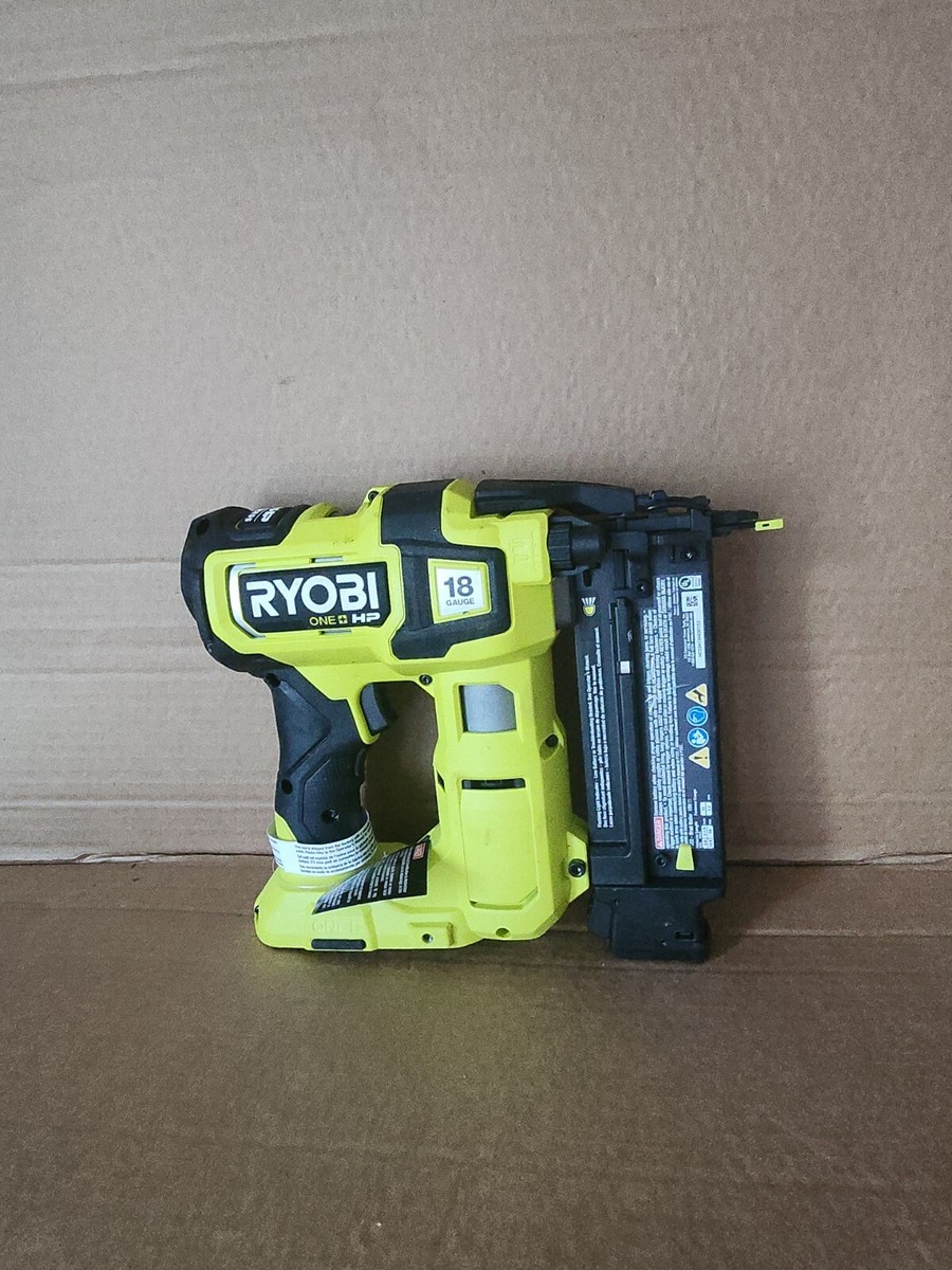 RYOBI ONE+ HP 18V 18-Gauge Brushless Cordless AirStrike Brad Nailer (Tool  Only)