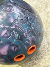 Storm Deuce II X-Factor Bowling Ball Purple Turquoise Drilled 15Lbs
