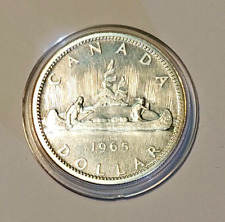 Canada $1 1965 Silver 800/1000 Canoe Indians 23.4g Proof Like Not Started 35.81 per troy oz