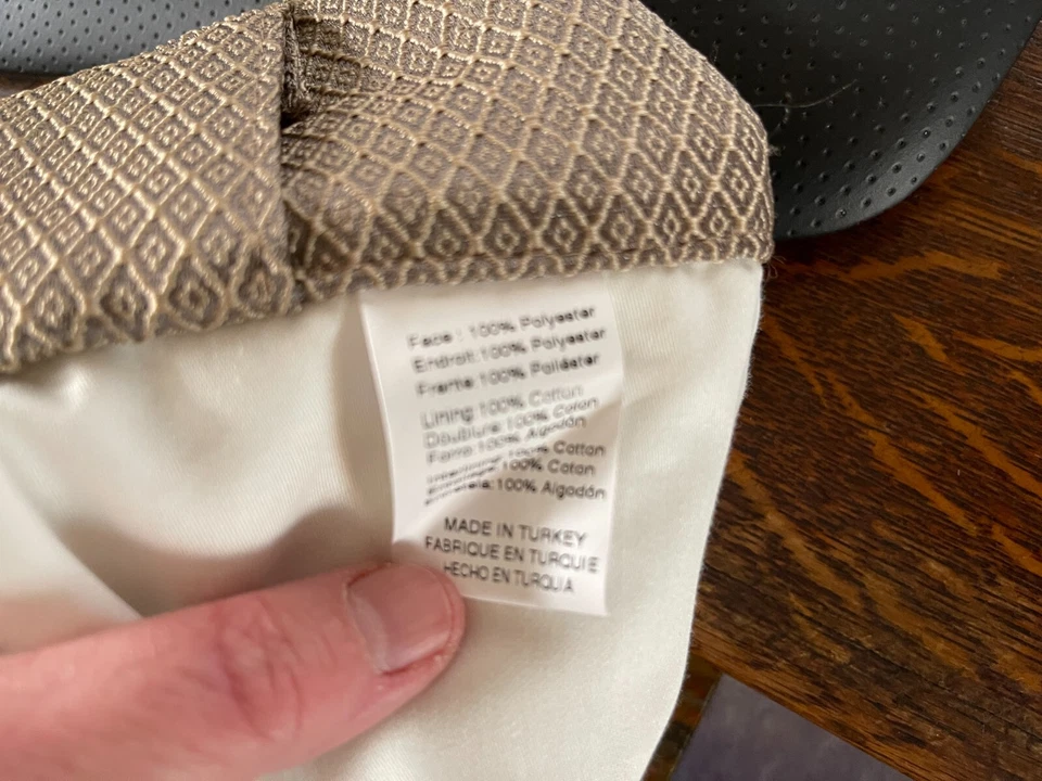 PAR 95" The Collection painel de amamentação textura mocha haste cortina de bolso BBB 2 - Imagem 4 de 4