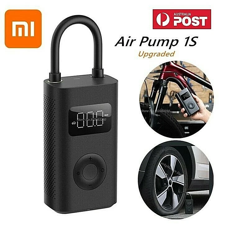 Xiaomi Portable Electric Air Pump Compressor 1S Digital Tire Inflator Bike  Ball