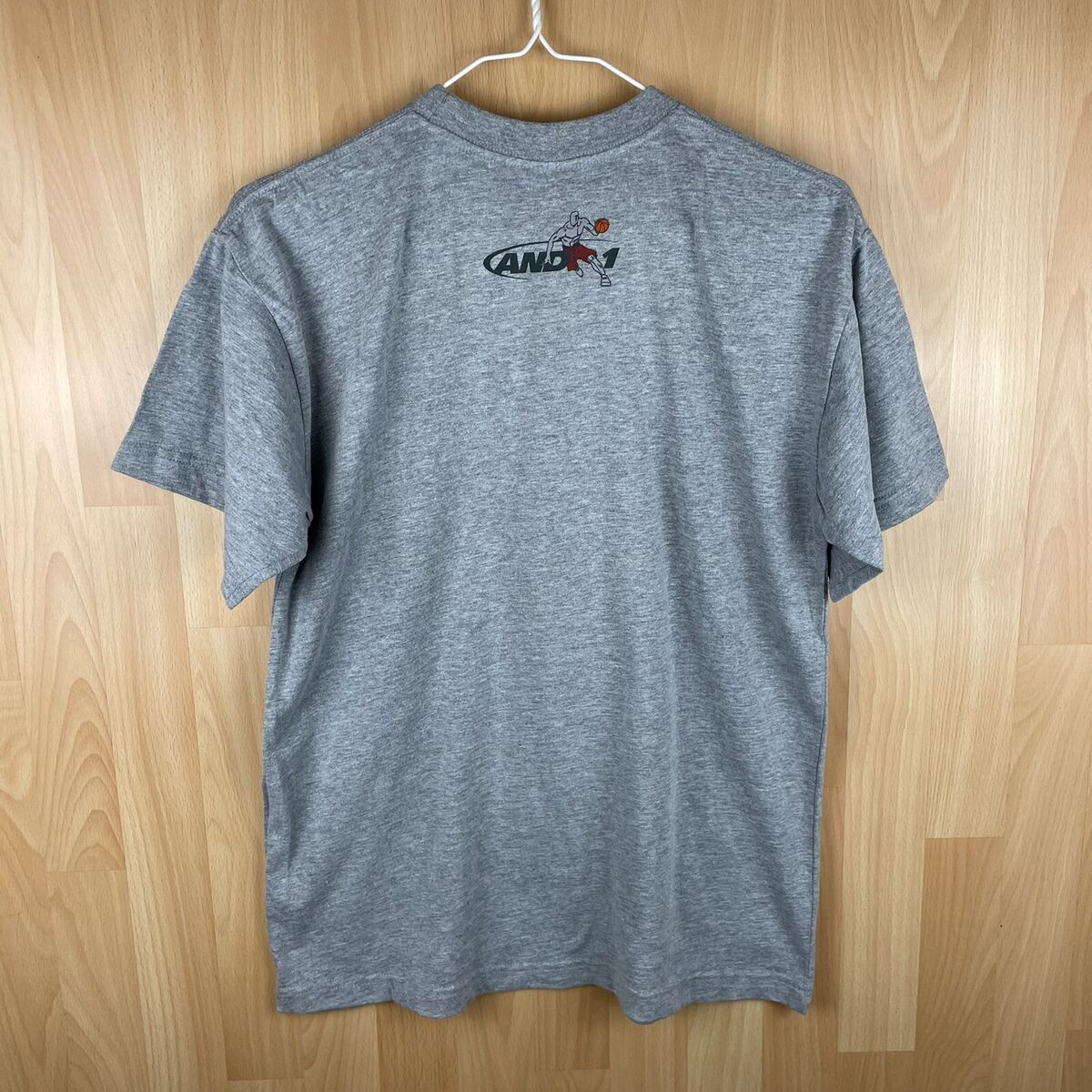 Vintage And1 Trash Talk Tee Shirt Mens S gray Wear A Collar Vintage And1 Trash Talk Tee Shirt Mens S gray Wear A Collar