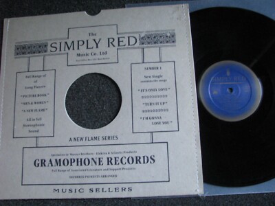 Simply Red-It´s only Love 10'' Vinyl Maxi LP-1989 UK-WEA Records-YZ349TE