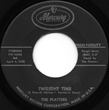 The Platters - Twilight Time - Mercury - 71289X45 - 7", Single 1160602607