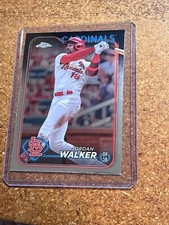 2024 Topps Chrome Baseball # 212 Jordan Walker 1