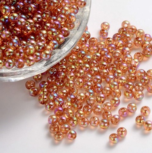 1000 pcs Small 4mm AB Colour and Opaque Spacer Beads for Jewelry Crafting - Picture 34 of 62