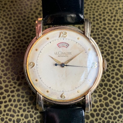 Vintage LeCoultre Power Reserve Automatic Cal. 481 Bumper 10K GF Wristwatch