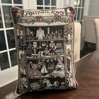 Christmas Tapestry Toy Store Pillow Antique Toys 16 X 12"