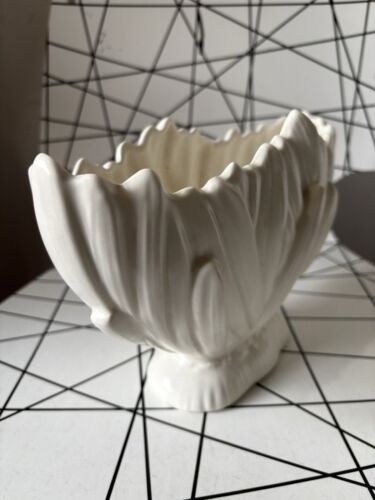 Vintage Sylvac White Cream Hyacinth Mantle Vase - Picture 3 of 16