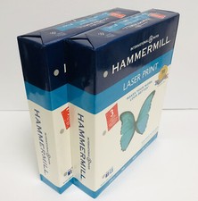 2 Reams Hammermill 8.5 x 11  3-HOLE PUNCH COPY PAPER  24 lb. 500 Sheet 98 Bright