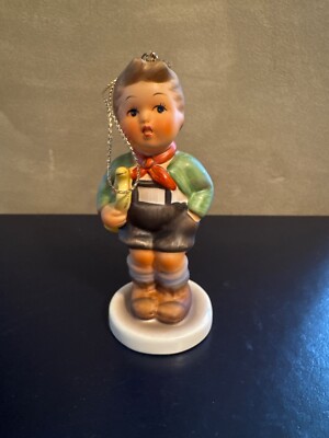 Schmid Berta Hummel Reproduction first edition 1983 ornament, boy with trumpet