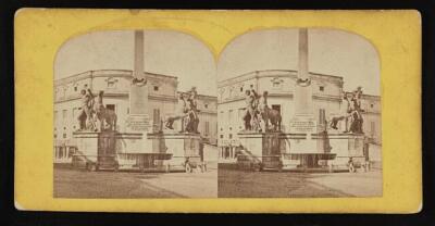 Roman street scene with monument Old Historic Photo 1