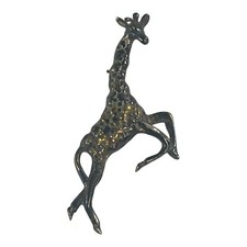 Taxco Giraffe Brooch 925 Sterling Silver Mexi...