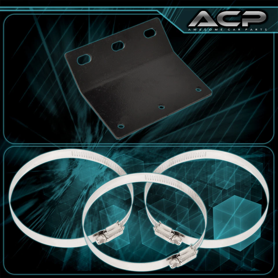 For 2007-2012 Toyota FJ Cruiser 2WD 4x4 High Mount Ram Air Intake Black Snorkel Foto 2 de 2