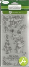 HAMPTON ART OUTLINES CLEAR STAMPS CHRISTMAS DREAMS