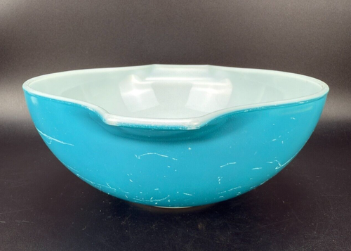 Vintage Pyrex Cinderella Batter Nesting Bowl 444 Horizon Blue 4 Quarts No. 32 - Picture 7 of 14