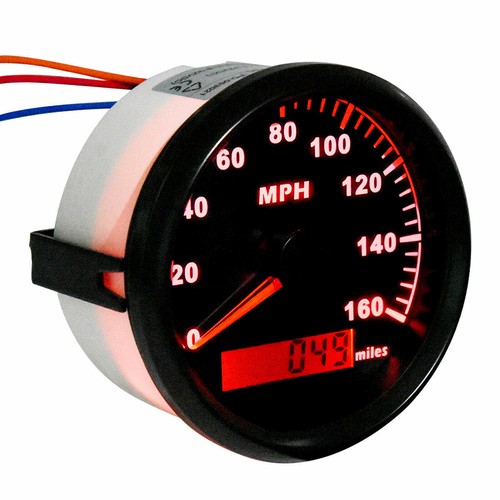 85mm Waterproof GPS Speedometer Gauge 0-160mph For Marine Boat Car Motorcycle - Picture 10 of 10