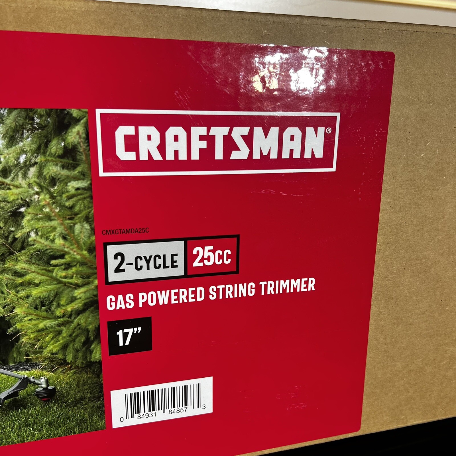 Craftsman 25cc 2Cycle 17in Straight Shaft Gas String Trimmer New