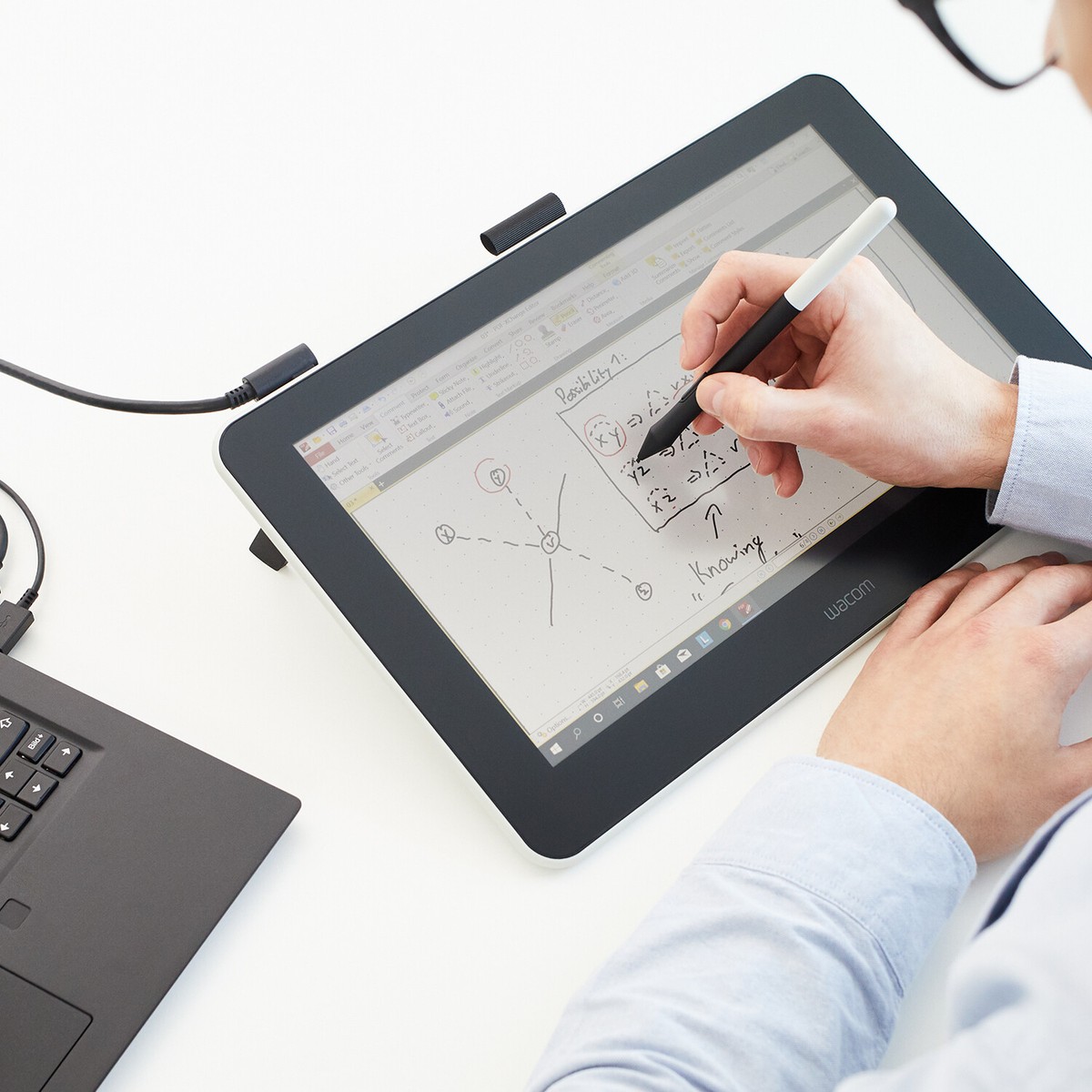 Wacom One Digital Drawing Tablet with 13.3 inch Screen