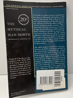 THE MYTHICAL MAN-MONTH 20周年記念版 Mythical Man-Month, The: Essays on Software Engineering