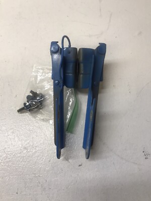 2010 FORD MUSTANG GT HOOD HINGES GRABBER BLUE PAINT CODE: C1 w/Bolts FACTORY ORM