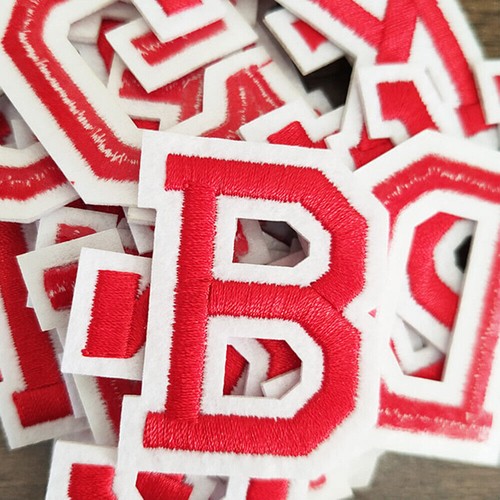 26pcs A-Z Alphabet Letters Patches Iron on Applique Sewing Badge DIY Clothing - Picture 29 of 68