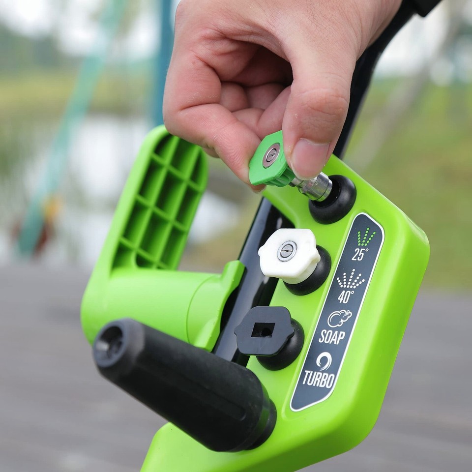 Greenworks 2000 PSI Electric Pressure Washer – Compact, Lightweight With 25ft Hose