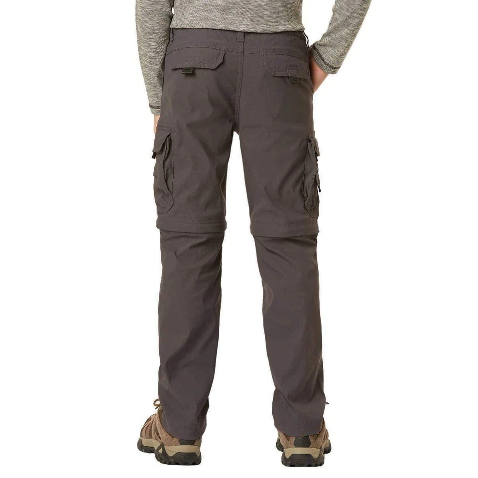 Pantalones cargo nuevos para niños jóvenes Unionbay convertibles - se convierte en pantalones cortos Foto 2 de 4