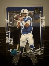 2023 Panini CLEARLY DONRUSS RATED ROOKIE Anthony Richardson #52 COLTS