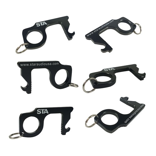 6PCS Portable Touchless Ease To Clean Handheld Keychain Contactless Keychain - Picture 1 of 12