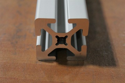 80//20 Inc 15 Series T-Slot Aluminum Extrusion 1515-ULS-BLACK x 24/" Long N