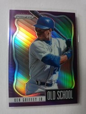 Ken Griffey Jr 2021 Prizm Baseball Old School Purple Prizm Mariners OS-2