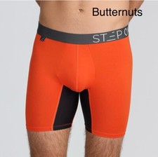 Step One boxer briefs no fly, longer leg design. Limited edition bright colours