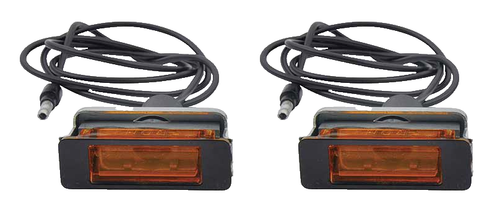 FITS 1968-69 MOPAR DODGE CHARGER R/T DAYTONA 500 HOOD TURN SIGNALS LH&RH PAIR - Picture 3 of 3