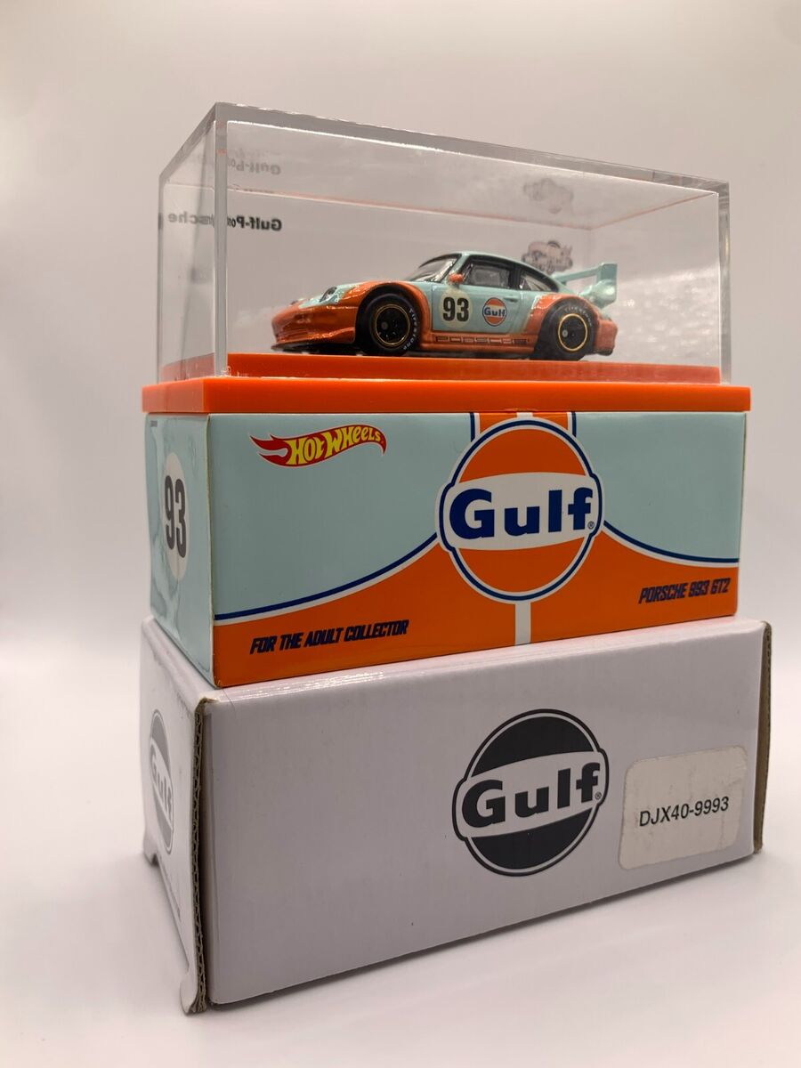 DJX40-9993 Hotwheels Porsche 993 GT2 Gulf Racing RLC SN DJX40-9993 Hotwheels Porsche 993 GT2 Gulf Racing RLC SN