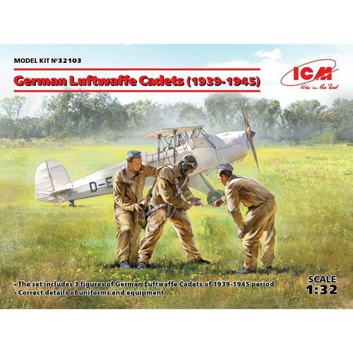 ICM 32103 Plastik Modellbausatz Maßstab 1:32 Deutsche Luftwaffe Kadetten (1939-1945) - Bild 7 von 7