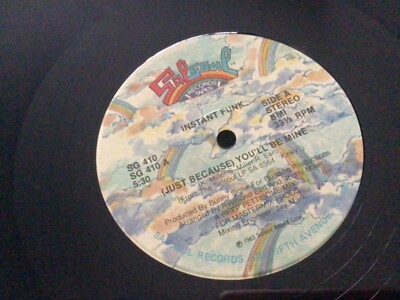 Instant Funk ( Just because ) you'll be mine 12 inch vinyl single record