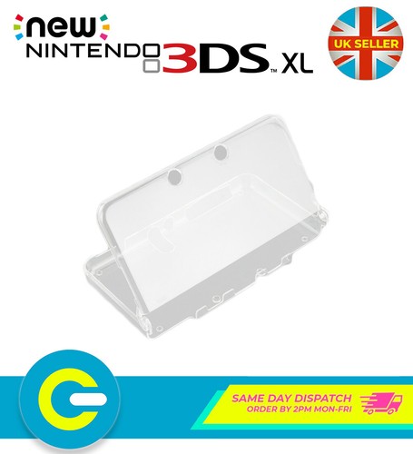 Funda protectora rígida transparente a presión para Nintendo NUEVA 3DS XL - Imagen 3 de 4