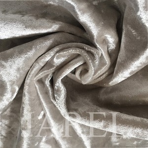 Premium Black Crushed Velvet Fabric soft flexible craft upholstery cushions