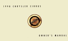 1998 Chrysler Cirrus Owners Manual