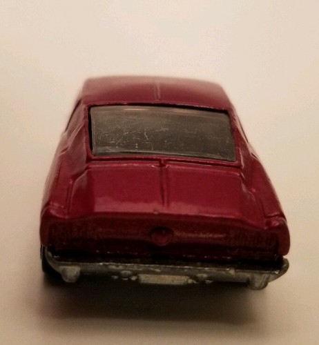 Hot Wheels 1968 rot maßgeschneidert Mustang silber/schwarze Flammen seltenes Druckguss 1:64 - Bild 6 von 10