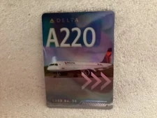 Delta A220 Pilot Trading Card. Card No. 56. NEW